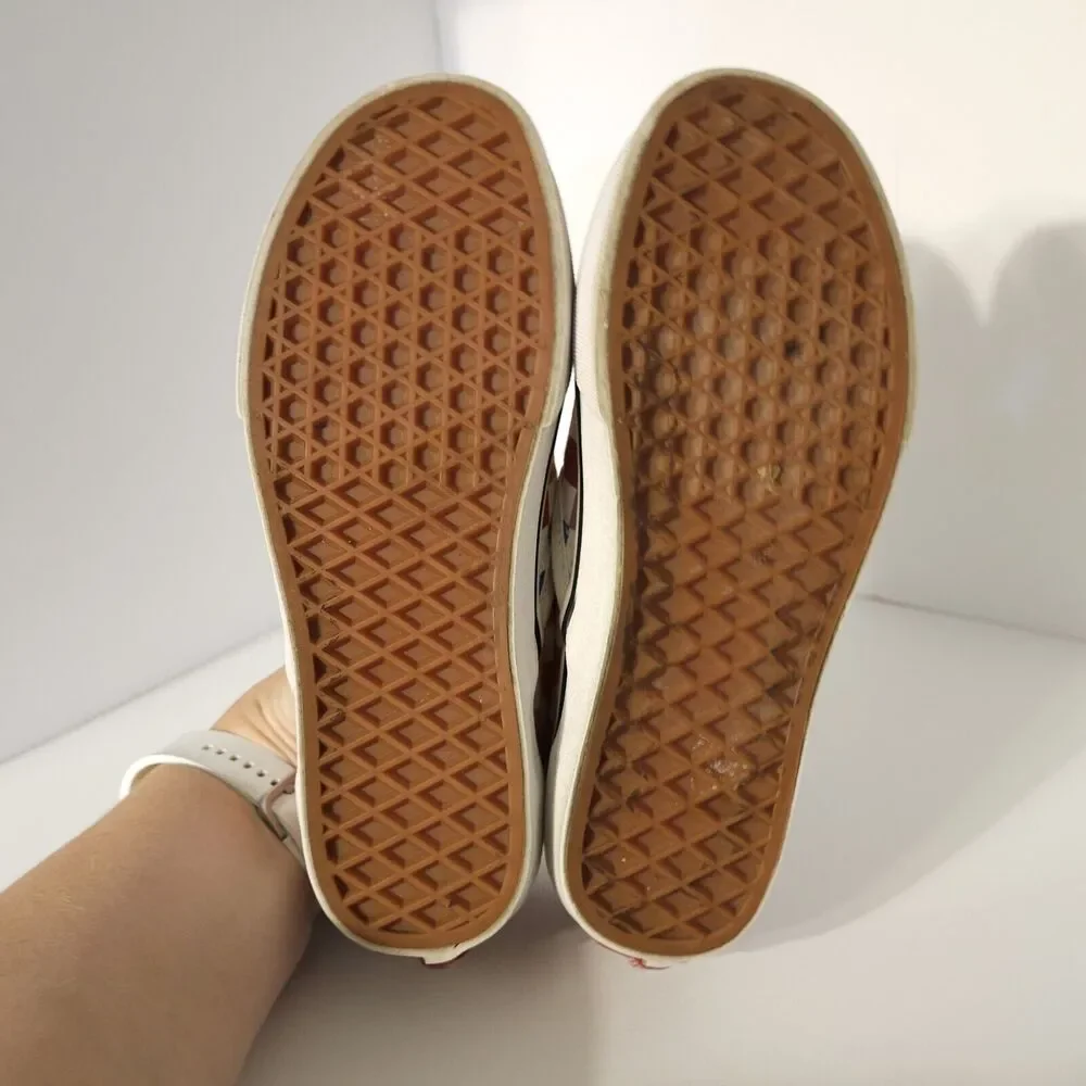 Rainbow Checkered Vans Unisex Mens 4.5 Women’s 6 Preowned